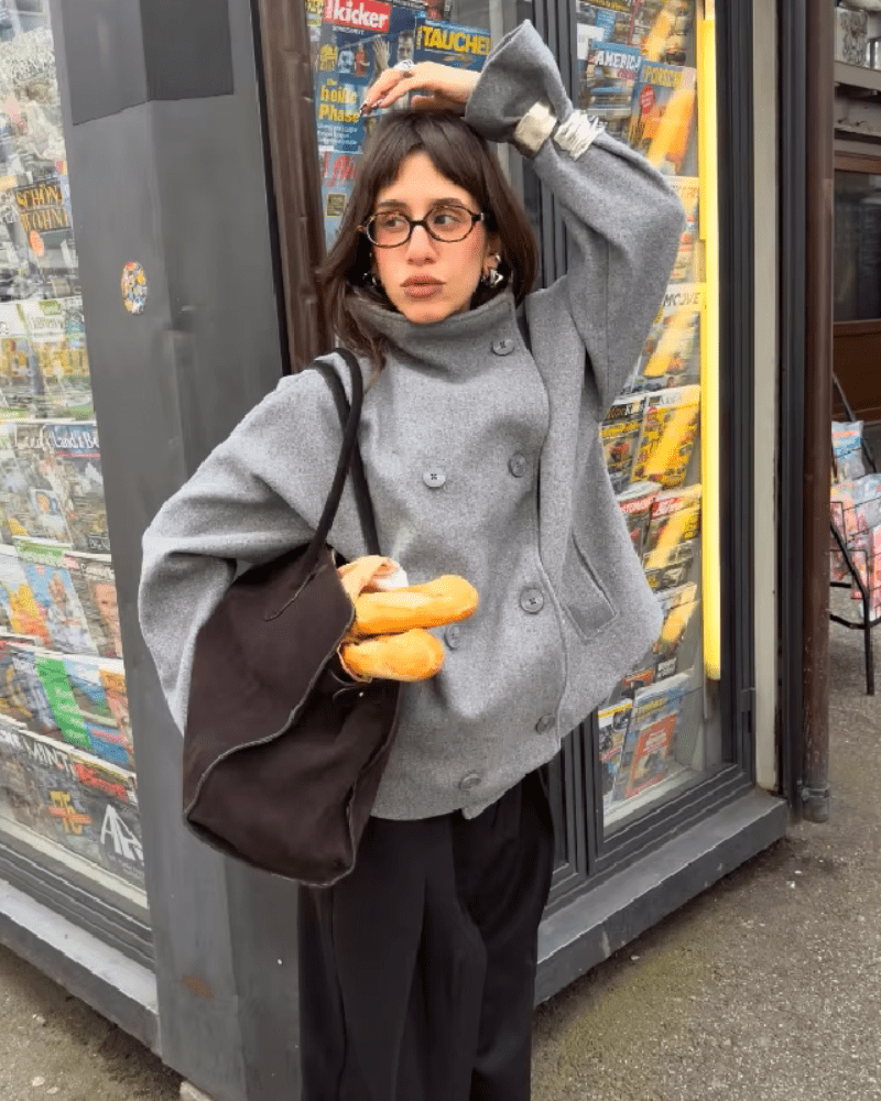 Jacke Clarissa mit Stehkragen