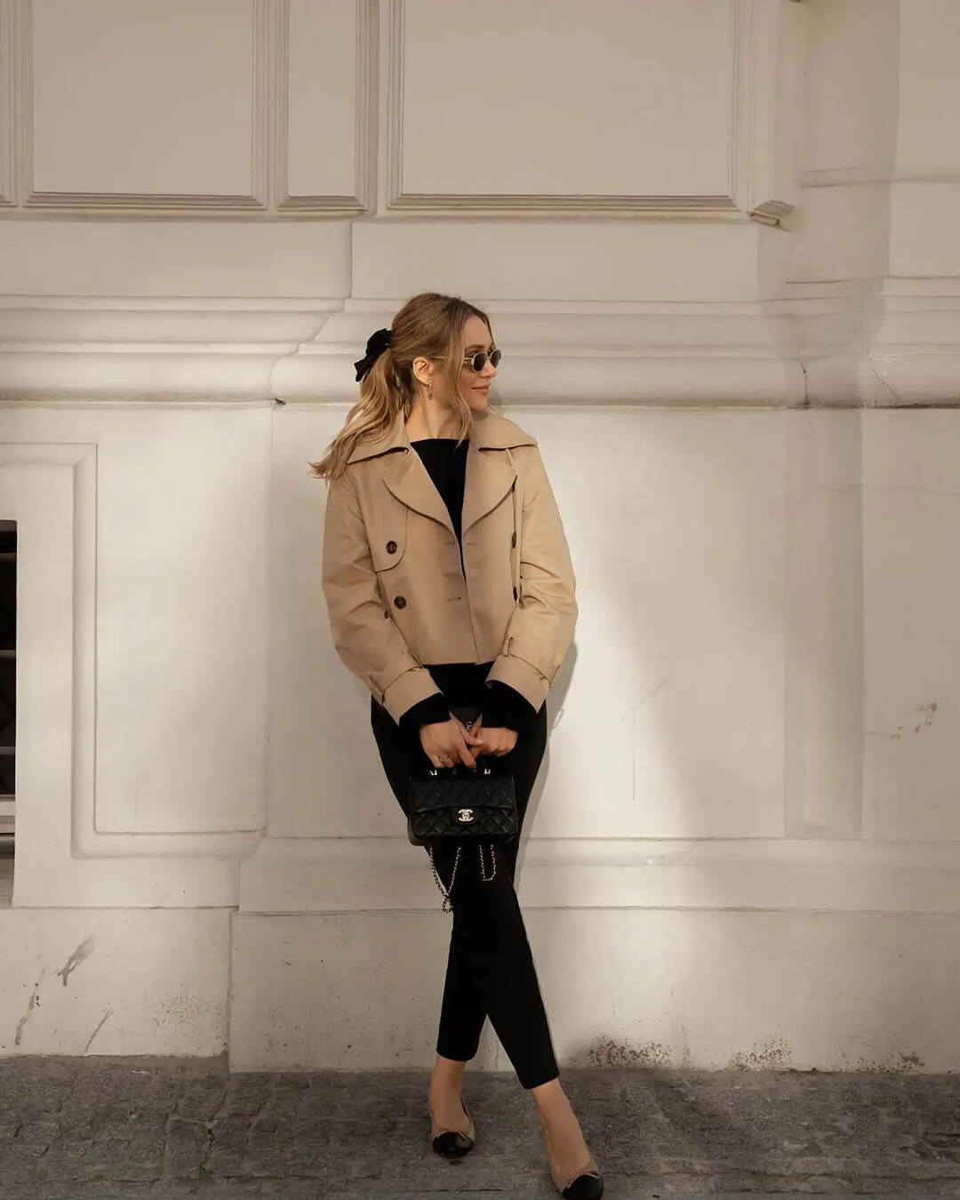 Clarisse kurzer Trenchcoat