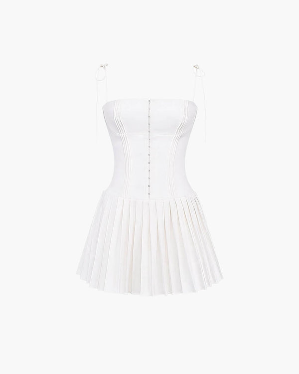 Coreen Plissiertes Minikleid