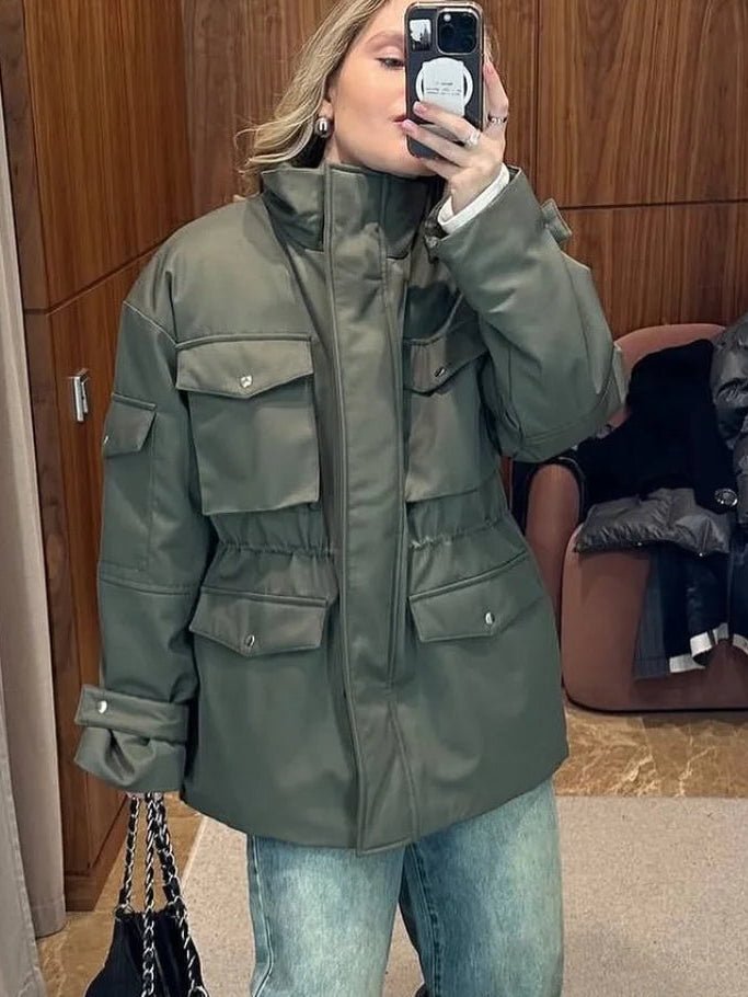 Cressida Utility-Jacke mit elastischem Bund