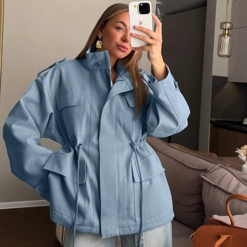 Cressida Utility-Jacke mit elastischem Bund