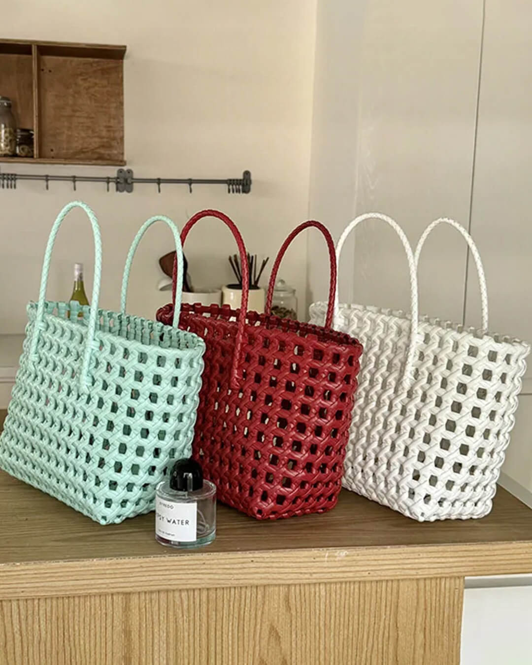 Cresta Tote-Bag mit offenem Webmuster