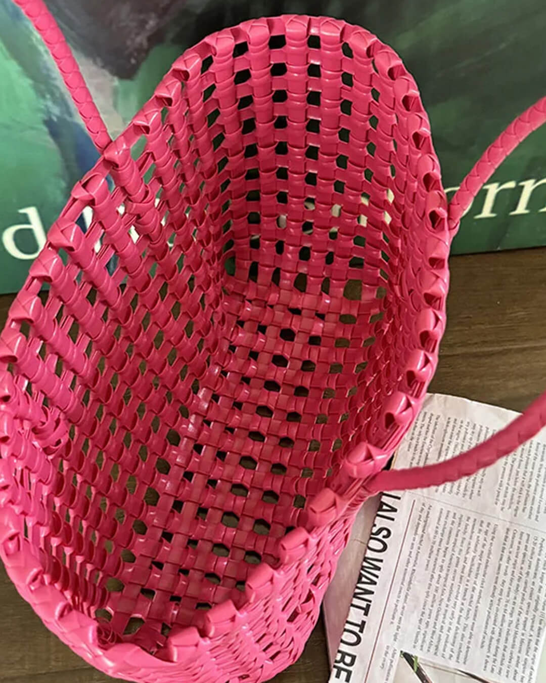 Cresta Tote-Bag mit offenem Webmuster