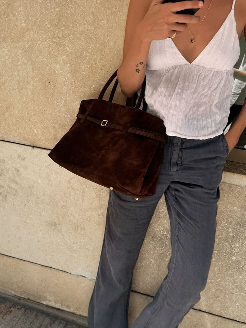 Dalila-Wildledertasche