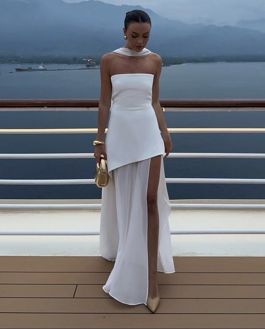 Daniela Asymmetric Maxi Dress
