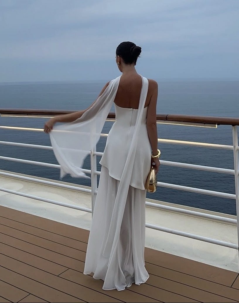 Daniela Asymmetric Maxi Dress