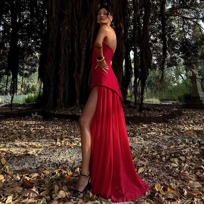 Daniela Asymmetric Maxi Dress
