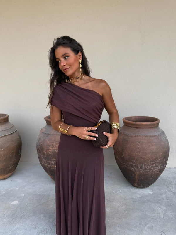 Daniella Mesh-Maxikleid