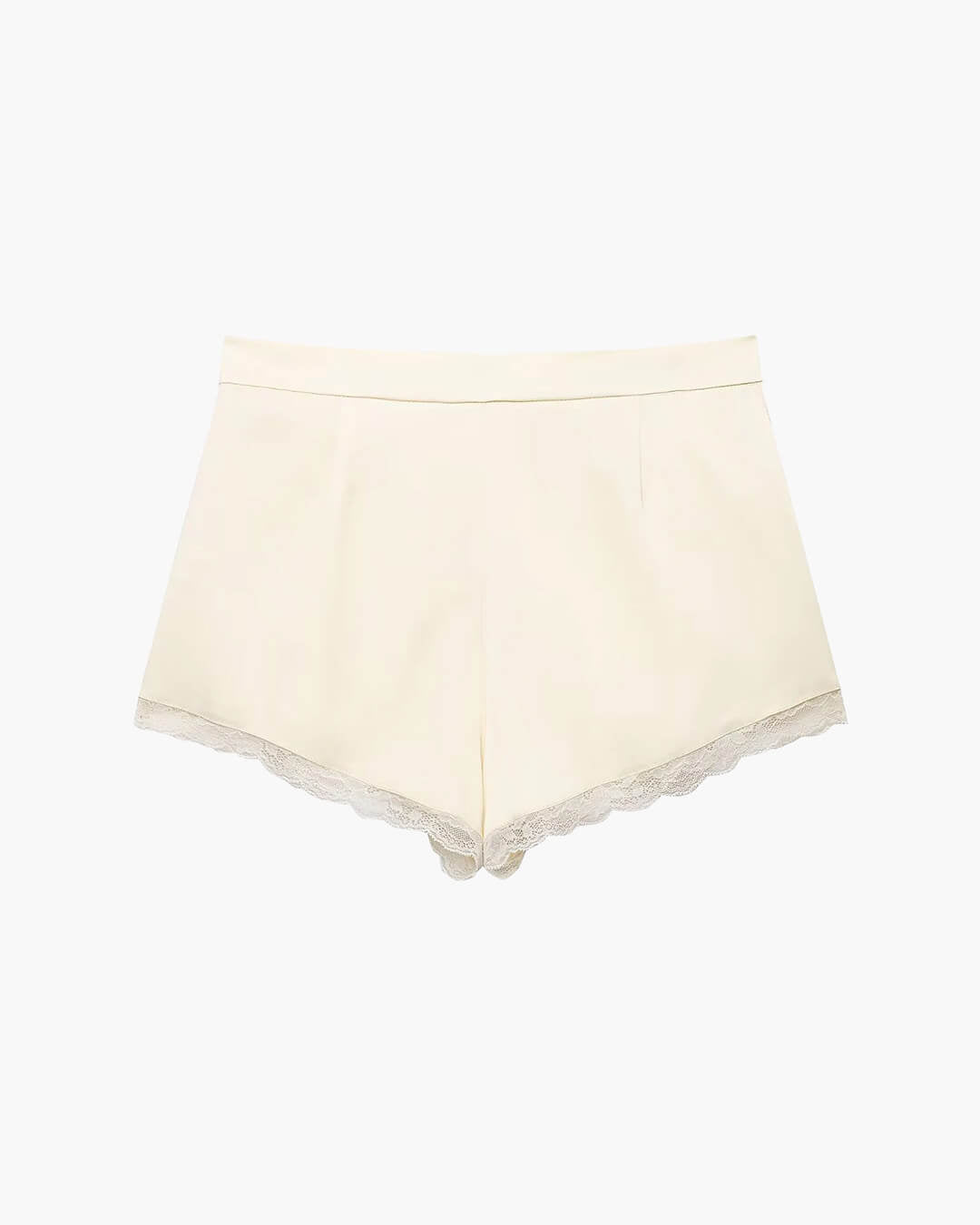 Satin-Mini-Shorts Davina mit hoher Taille