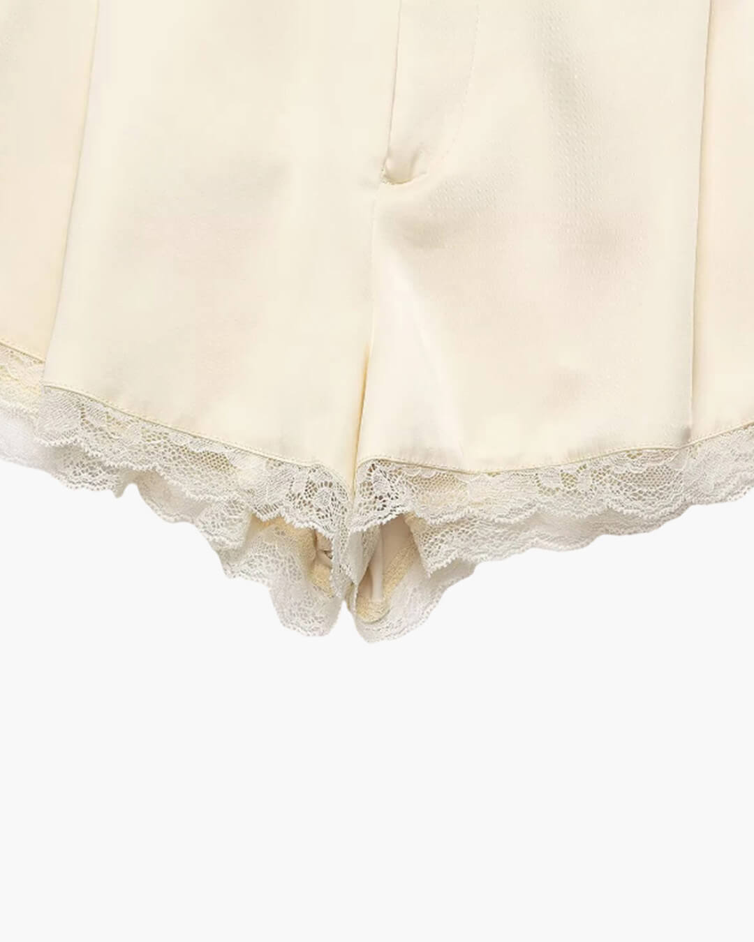 Satin-Mini-Shorts Davina mit hoher Taille