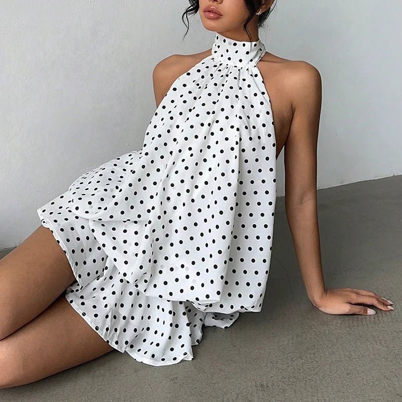 Eden rückenfreies Minikleid mit Neckholder