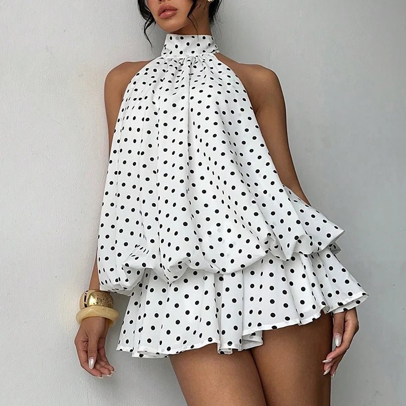 Eden rückenfreies Minikleid mit Neckholder