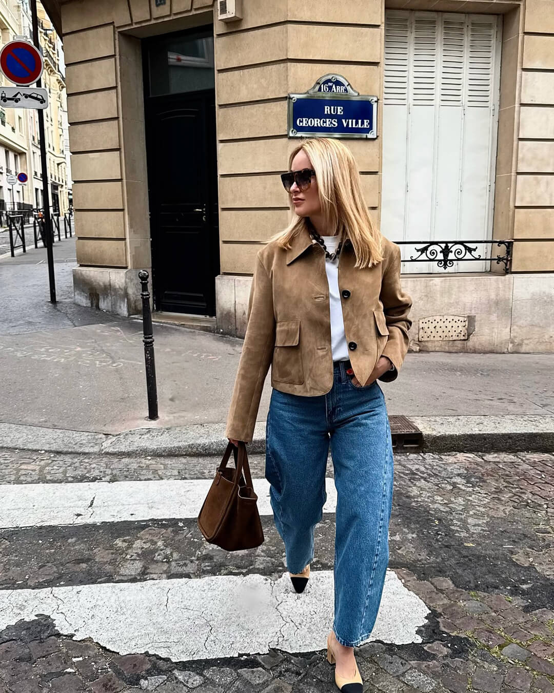 Elara Velourslederjacke