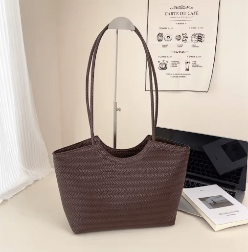 Elena Handtasche mit Strukturgewebe