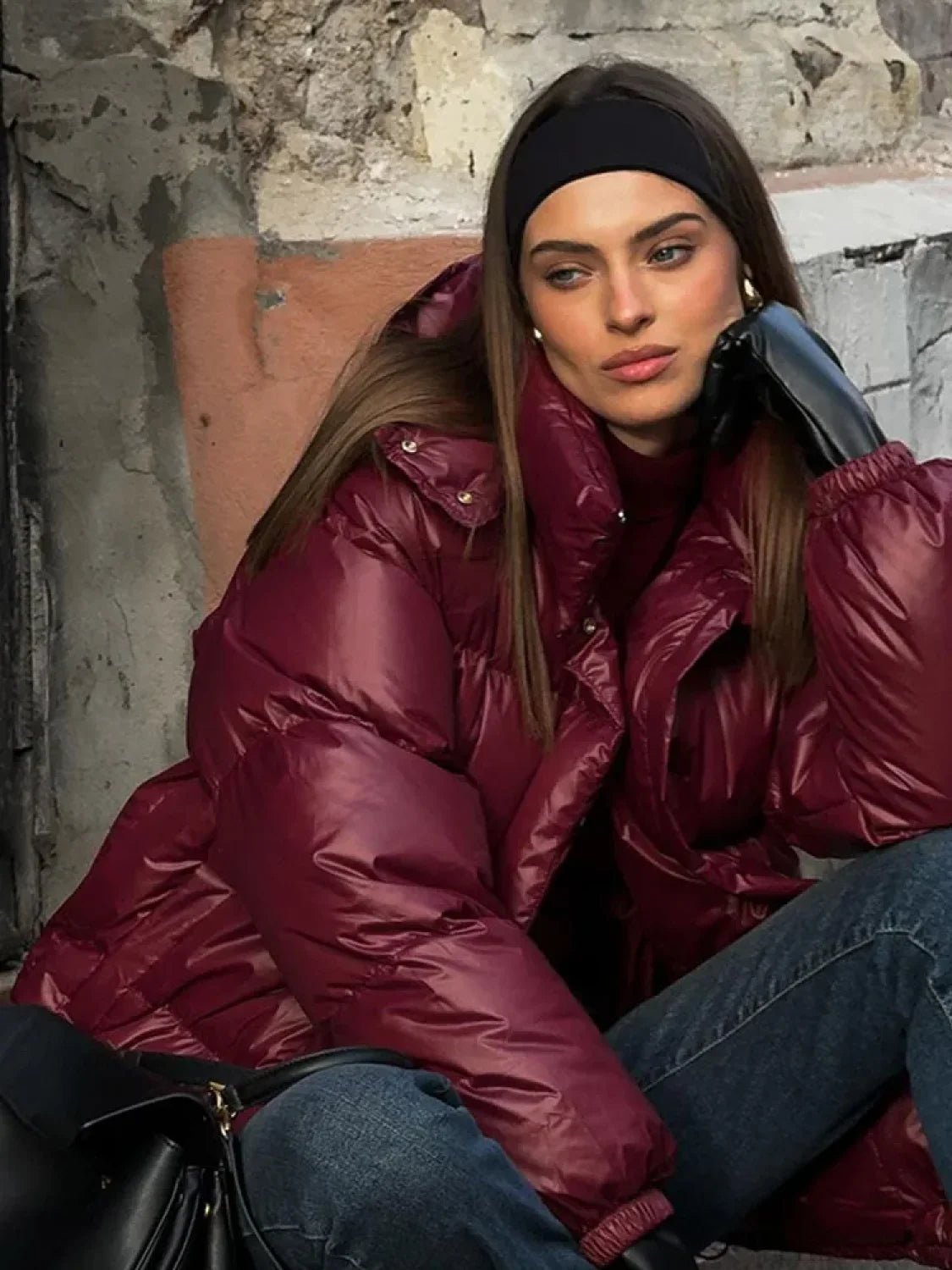 Eliza Gefütterter Parka mit Kapuze