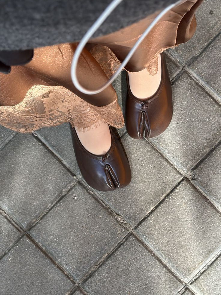 Elizabeth Ballerinas mit geteilter Zehenpartie