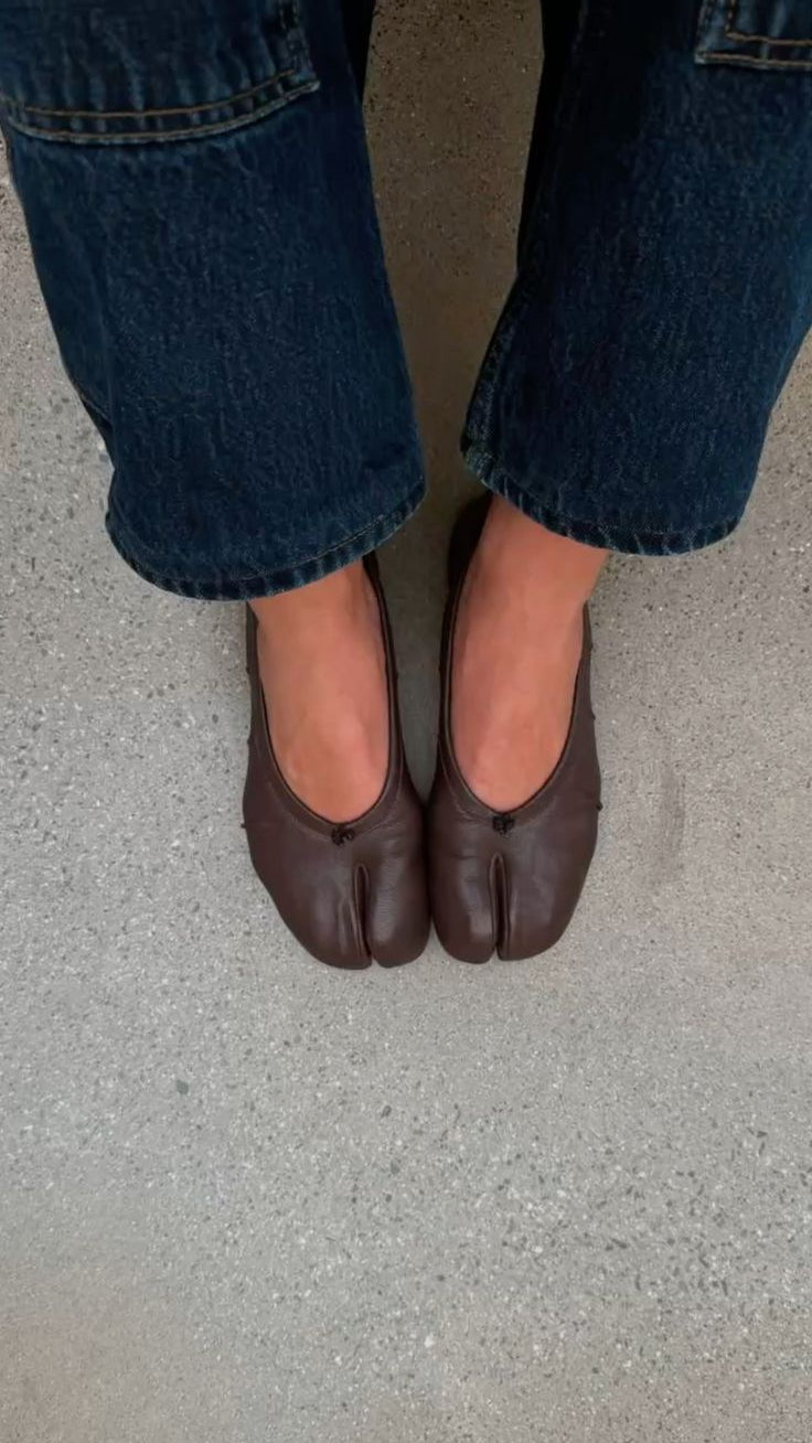 Elizabeth Ballerinas mit geteilter Zehenpartie