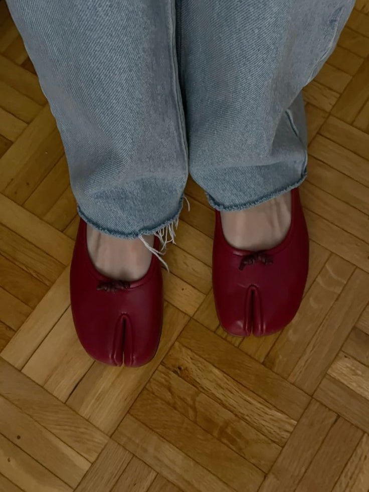 Elizabeth Ballerinas mit geteilter Zehenpartie
