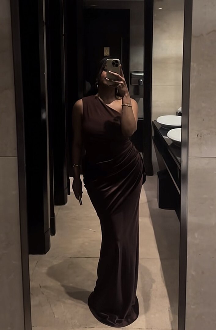 Ella One-Shoulder-Maxikleid