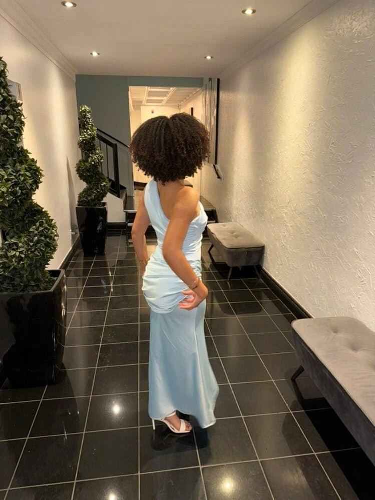 Ella One-Shoulder-Maxikleid