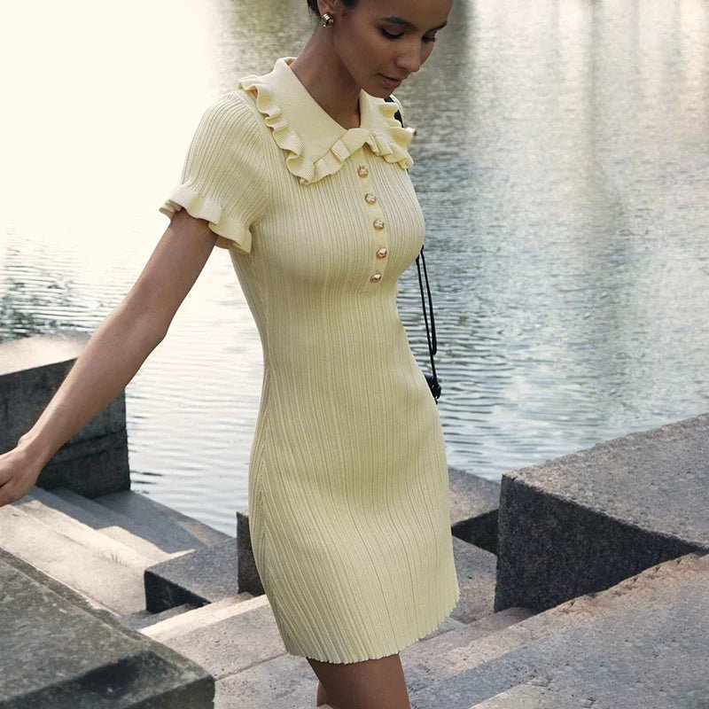 Ellie federleichtes Rüschen-Minikleid