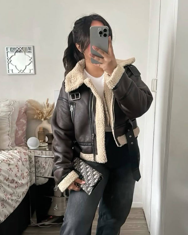 Elora Kunstlederjacke