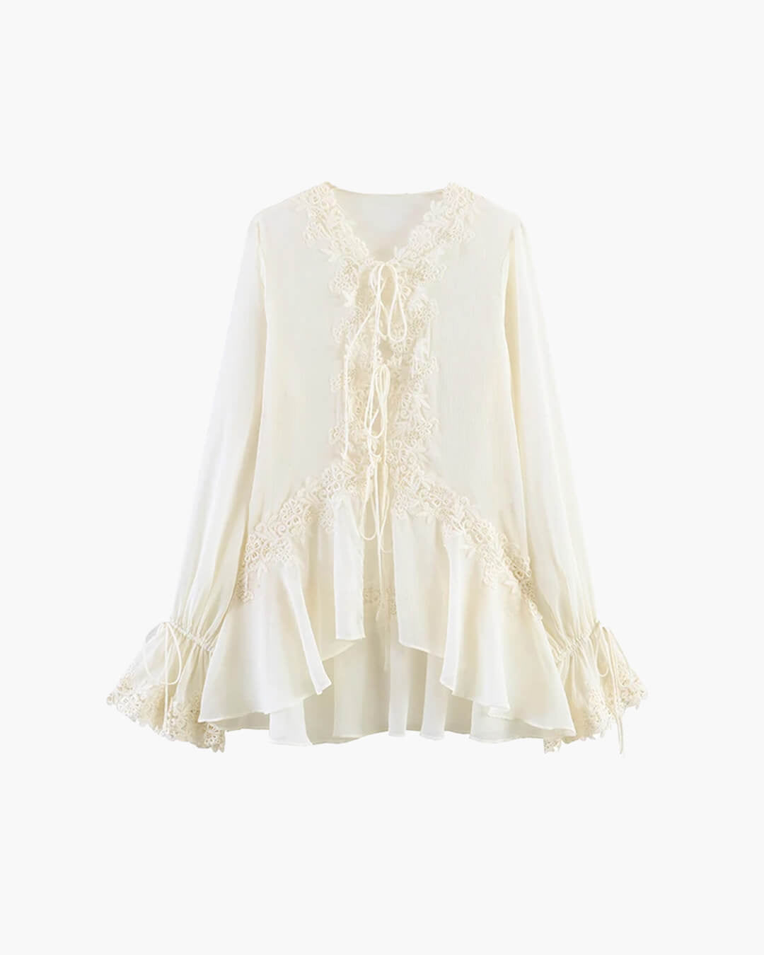 Emily Spitzen-Cardigan-Top