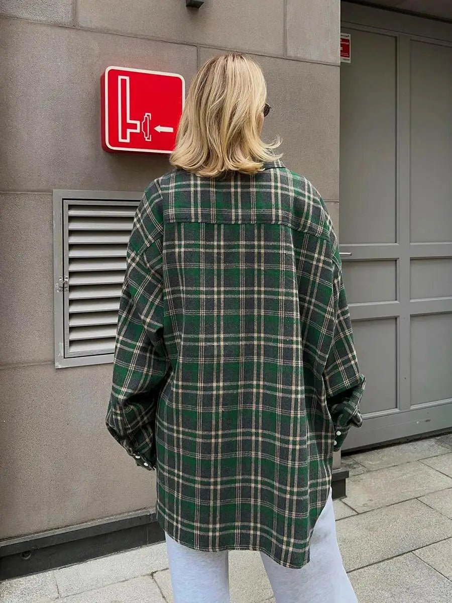 Emma lockere karierte Bluse