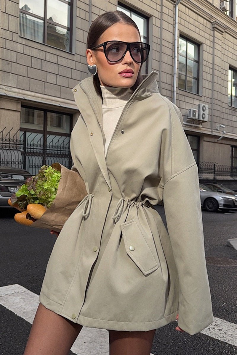 Eva Trenchcoat mit Kordelzug
