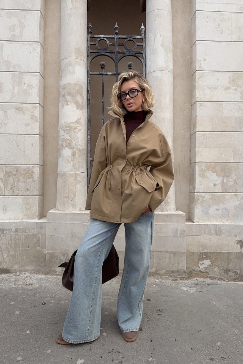 Eva Trenchcoat mit Kordelzug