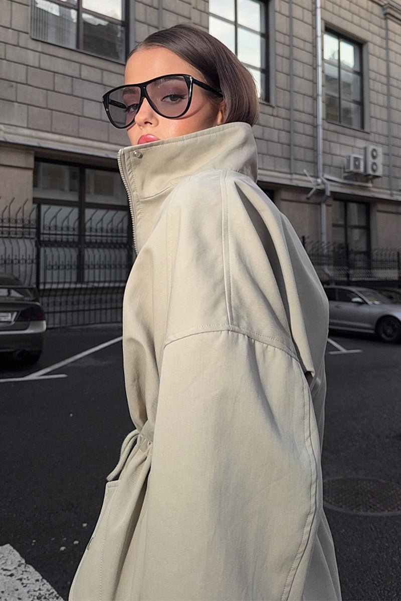 Eva Trenchcoat mit Kordelzug