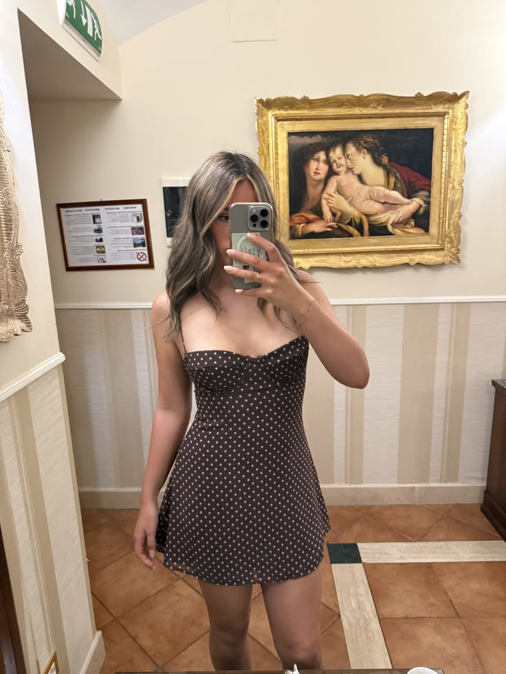 Eva Mesh-Minikleid mit Punkten