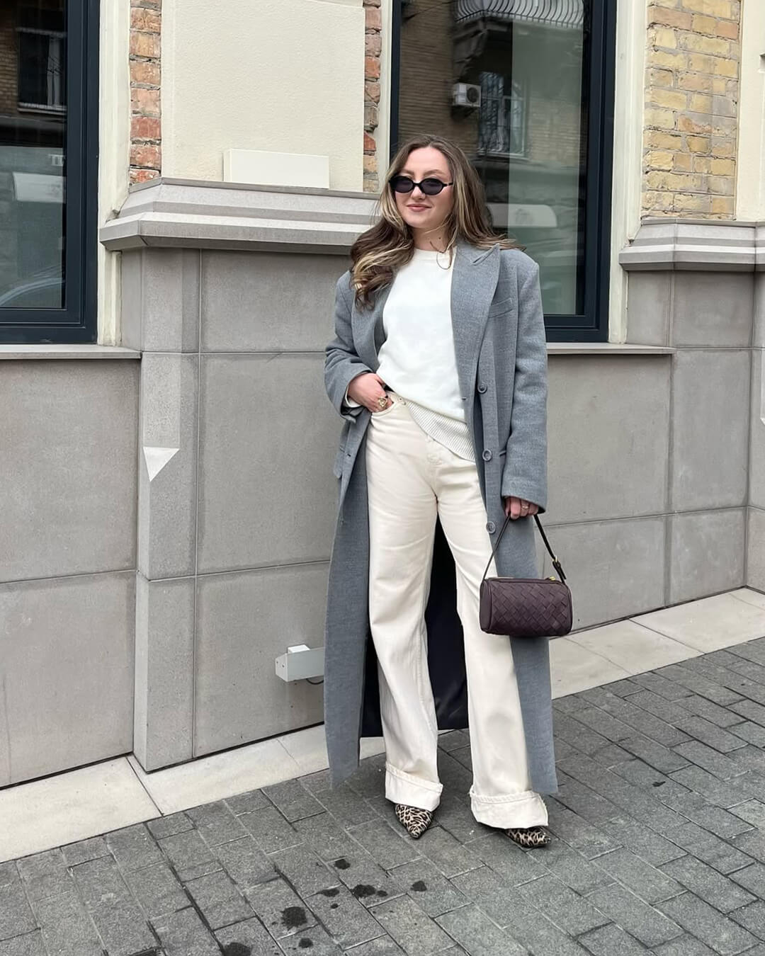 Eva Geflochtene Wildledertasche