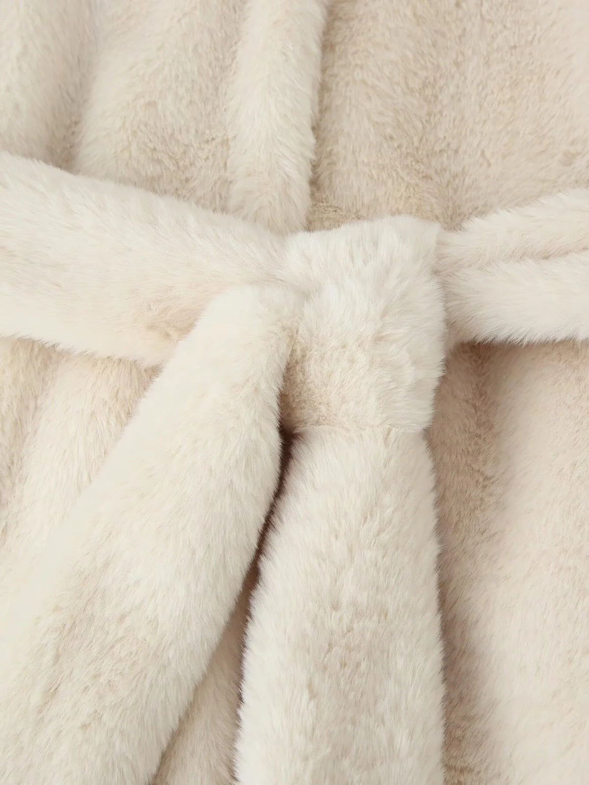 Farrah Faux Fur Coat with Belt