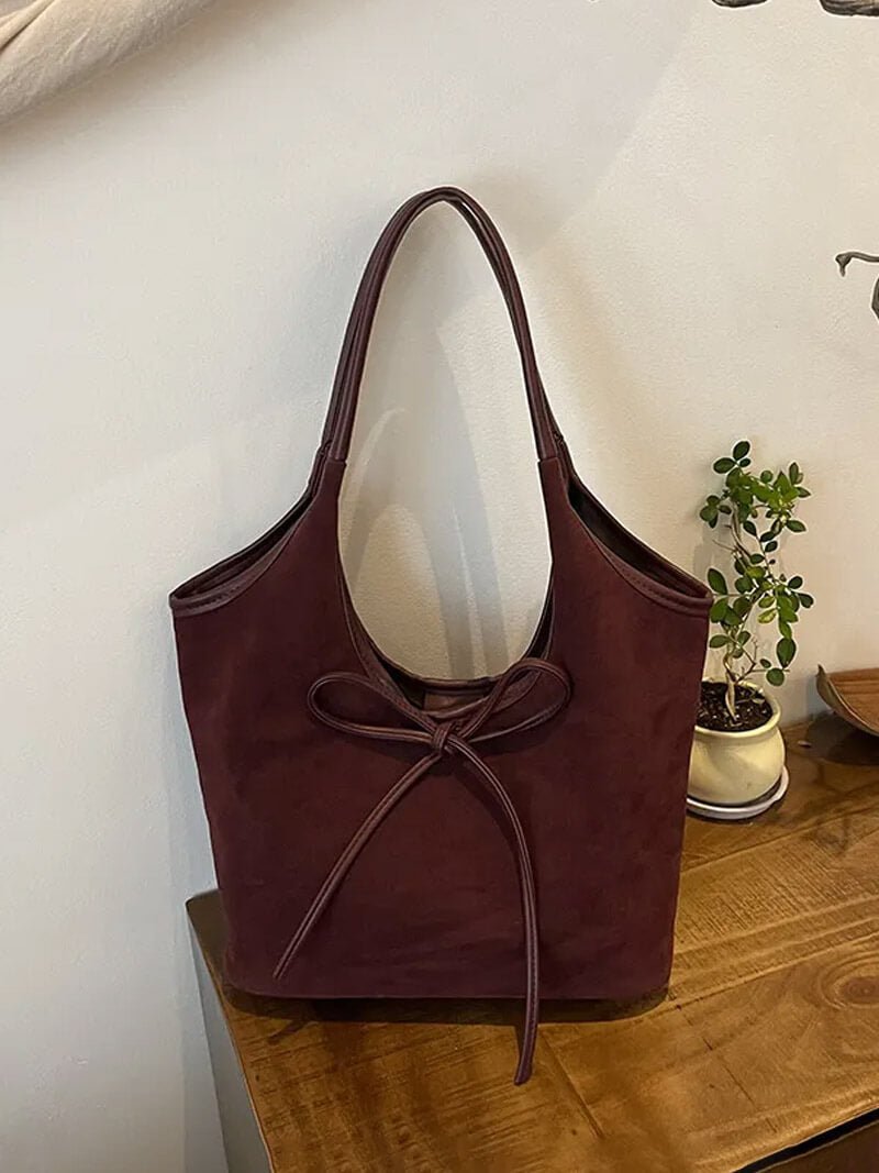 Florence Wildledertasche mit Schleife