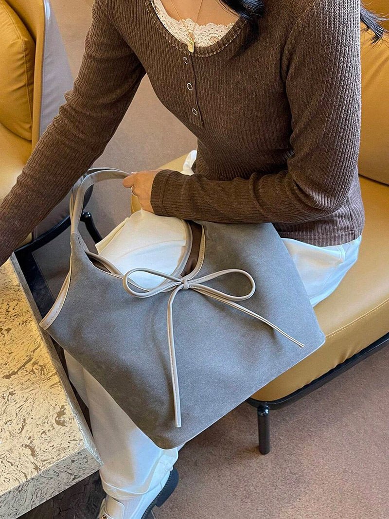 Florence Wildledertasche mit Schleife