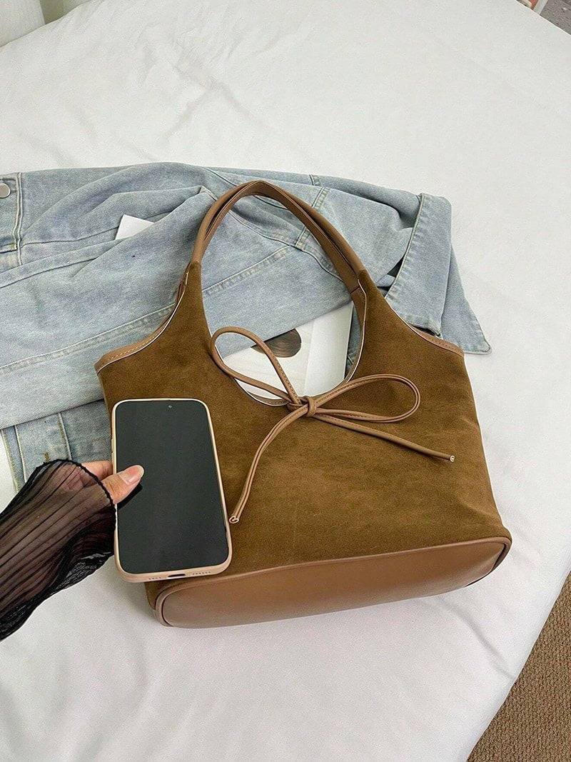 Florence Wildledertasche mit Schleife