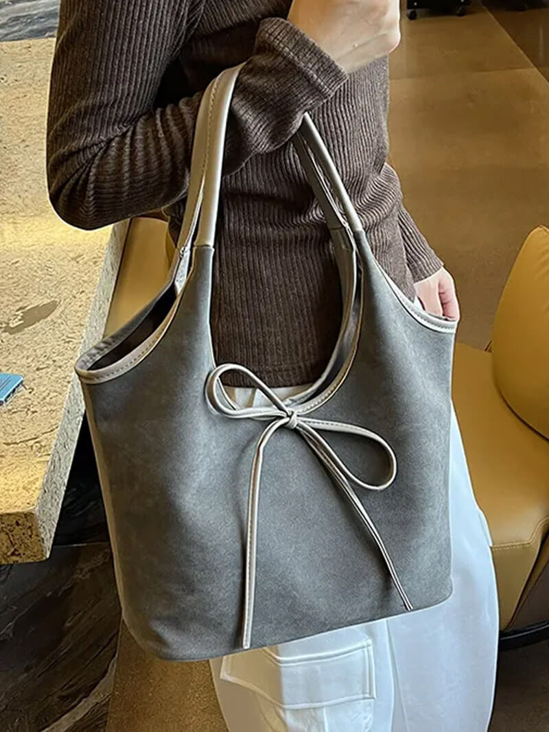 Florence Wildledertasche mit Schleife