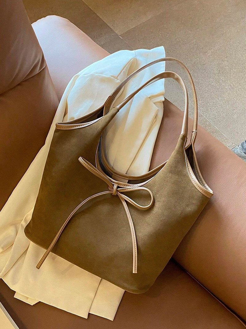 Florence Wildledertasche mit Schleife