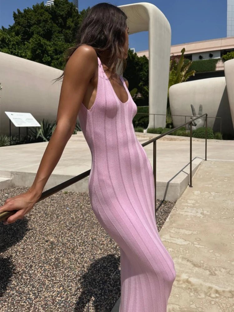 Frida rückenfreies Maxikleid