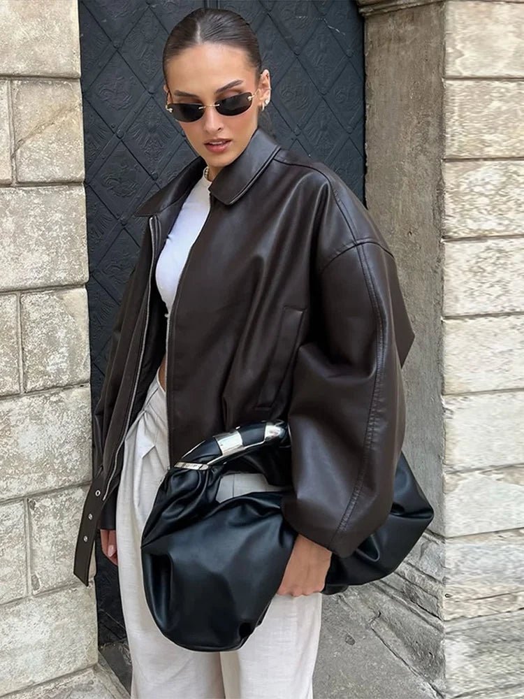 Jacke aus veganem Leder Georgia