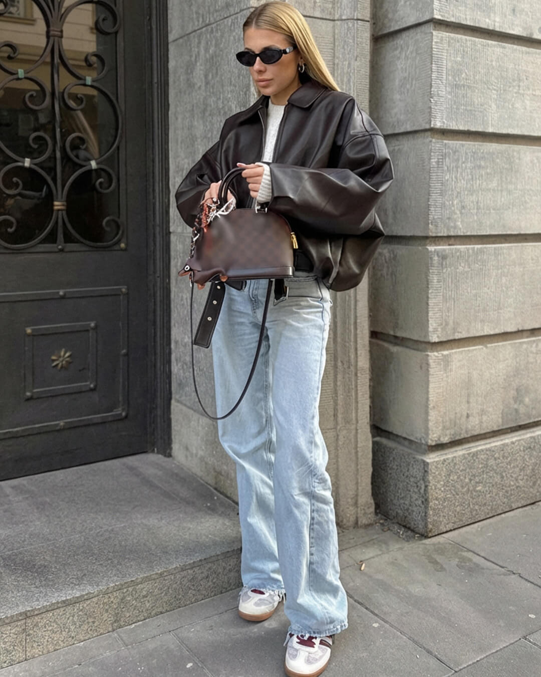 Jacke aus veganem Leder Georgia
