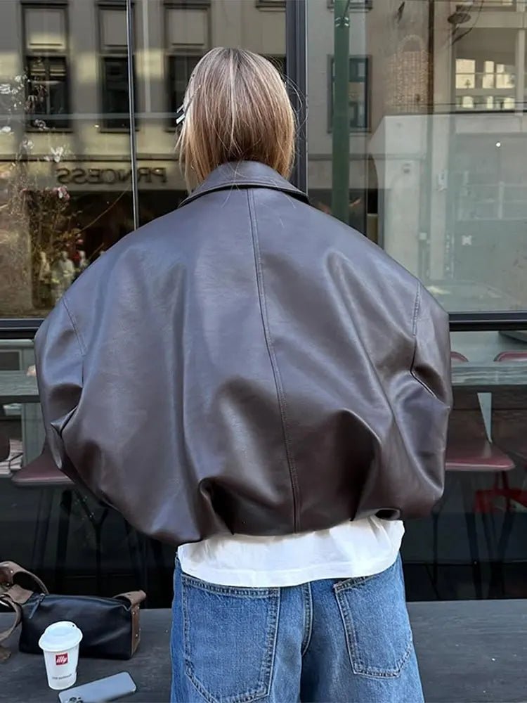 Jacke aus veganem Leder Georgia