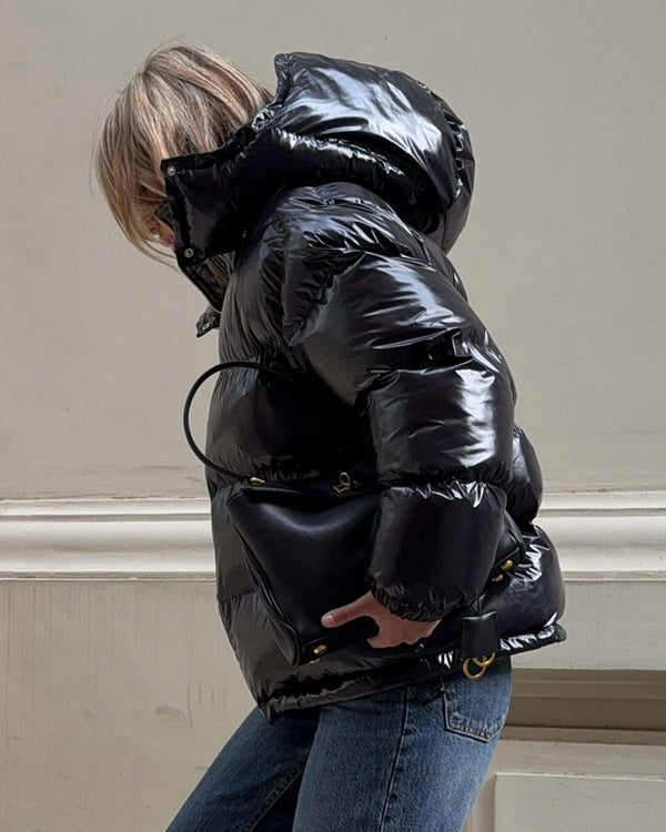 Geraldine Kapuzen-Steppjacke