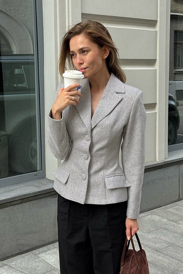 Geraldine Vintage-Blazer mit schmaler Passform