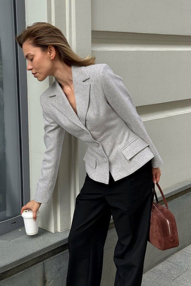 Geraldine Vintage-Blazer mit schmaler Passform