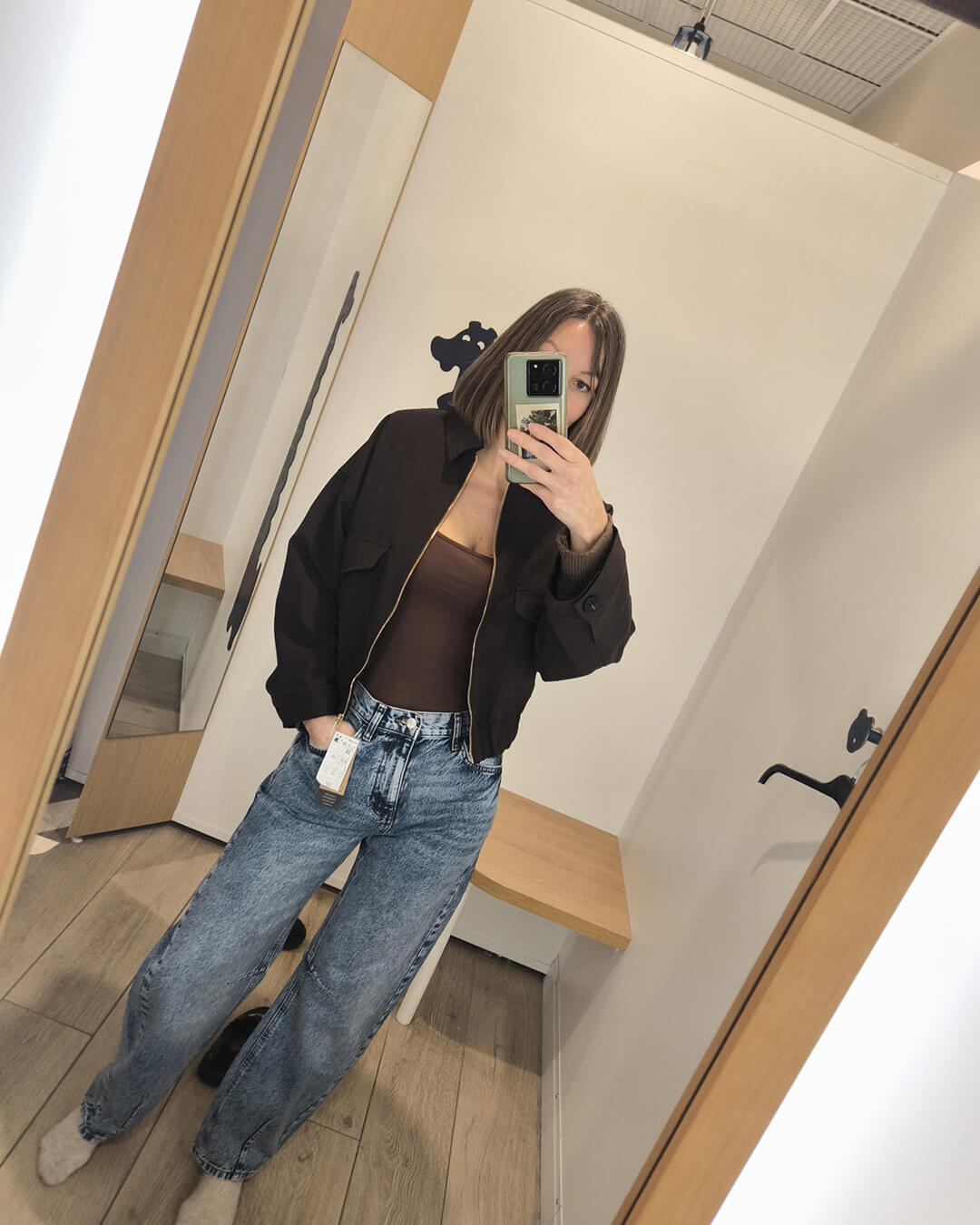 Ginny Bomberjacke mit Pattentaschen
