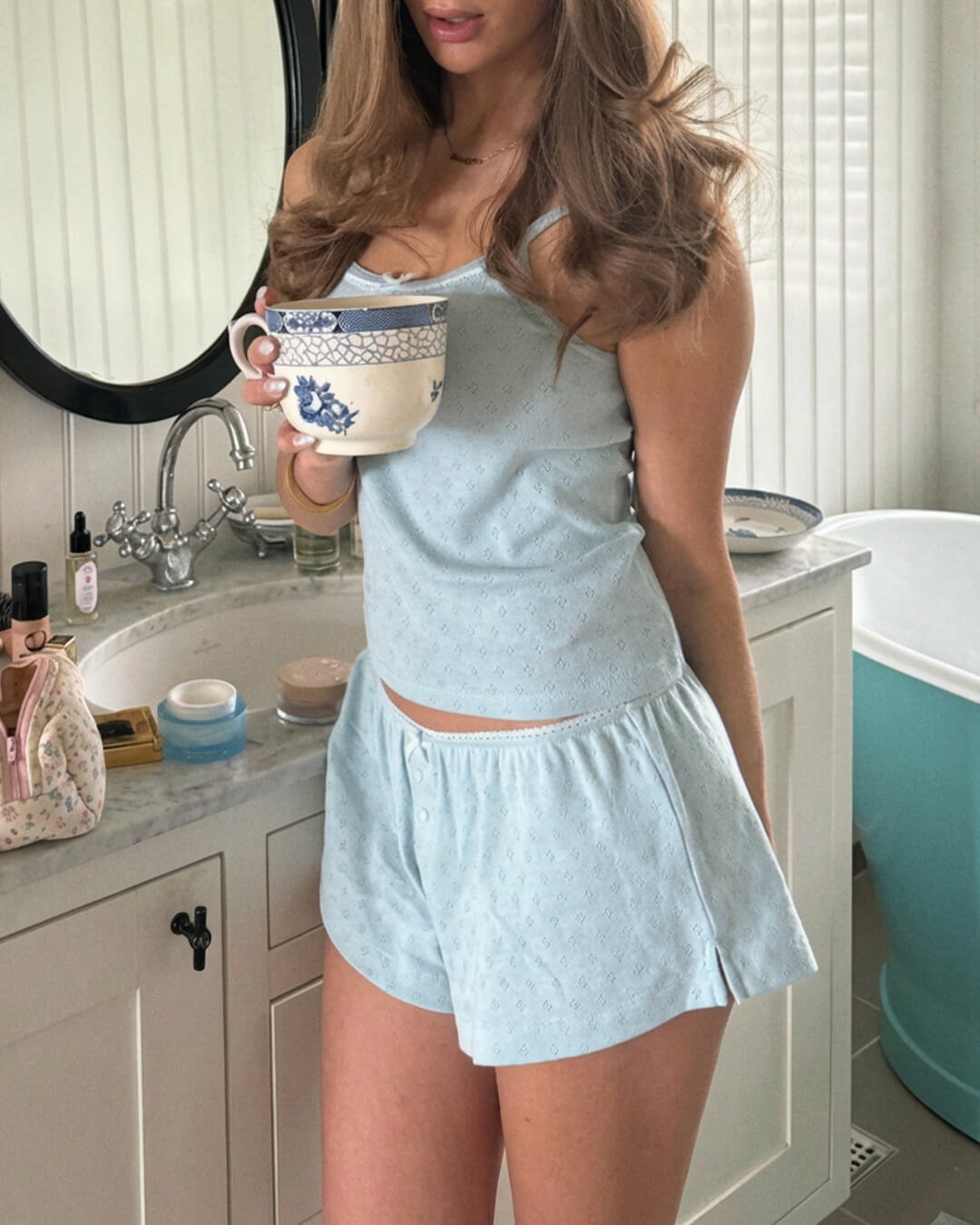Ärmelloses Pyjama-Set mit Oberteil Gladys