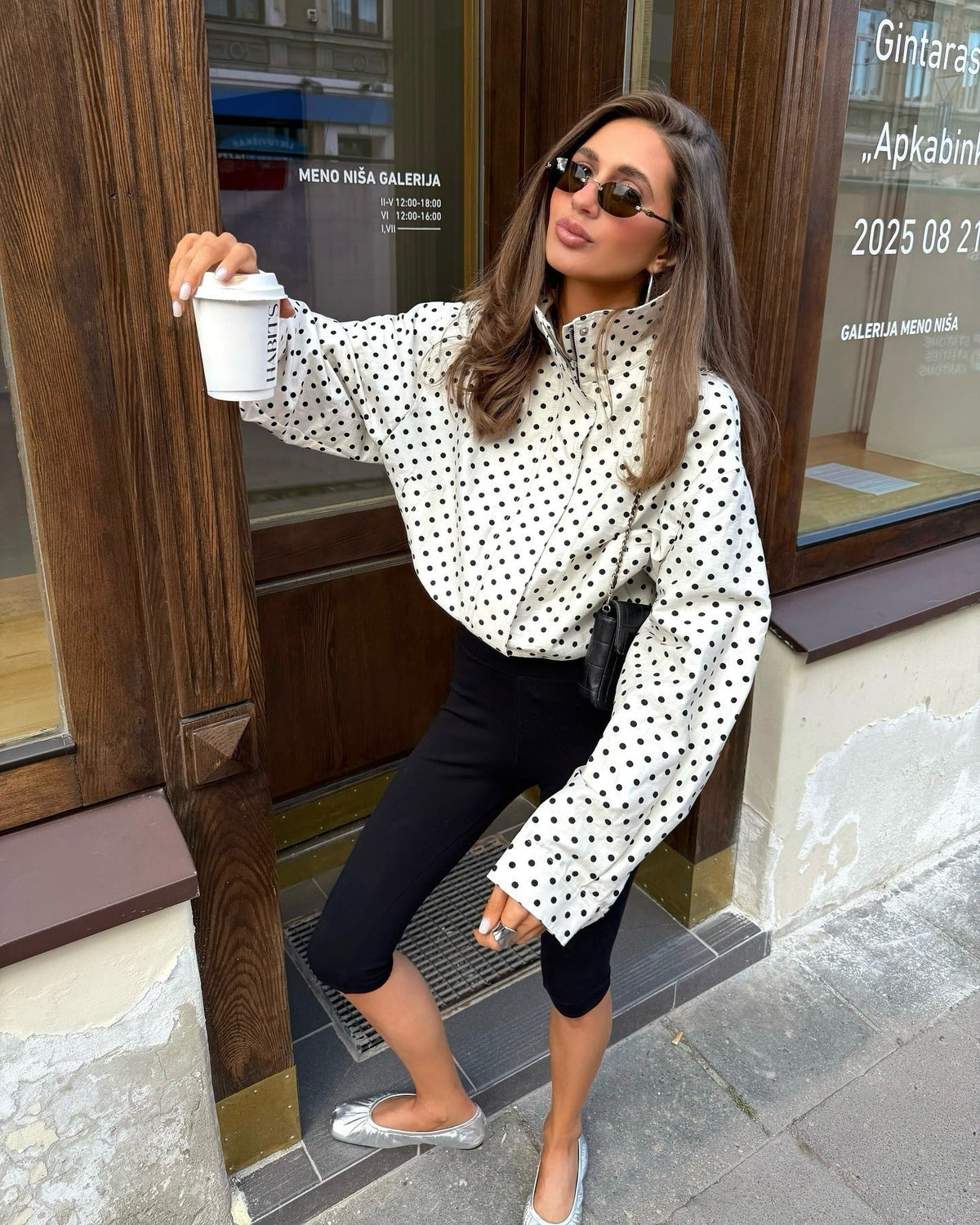 Gloria Kombi-Set mit Polka-Dot-Muster