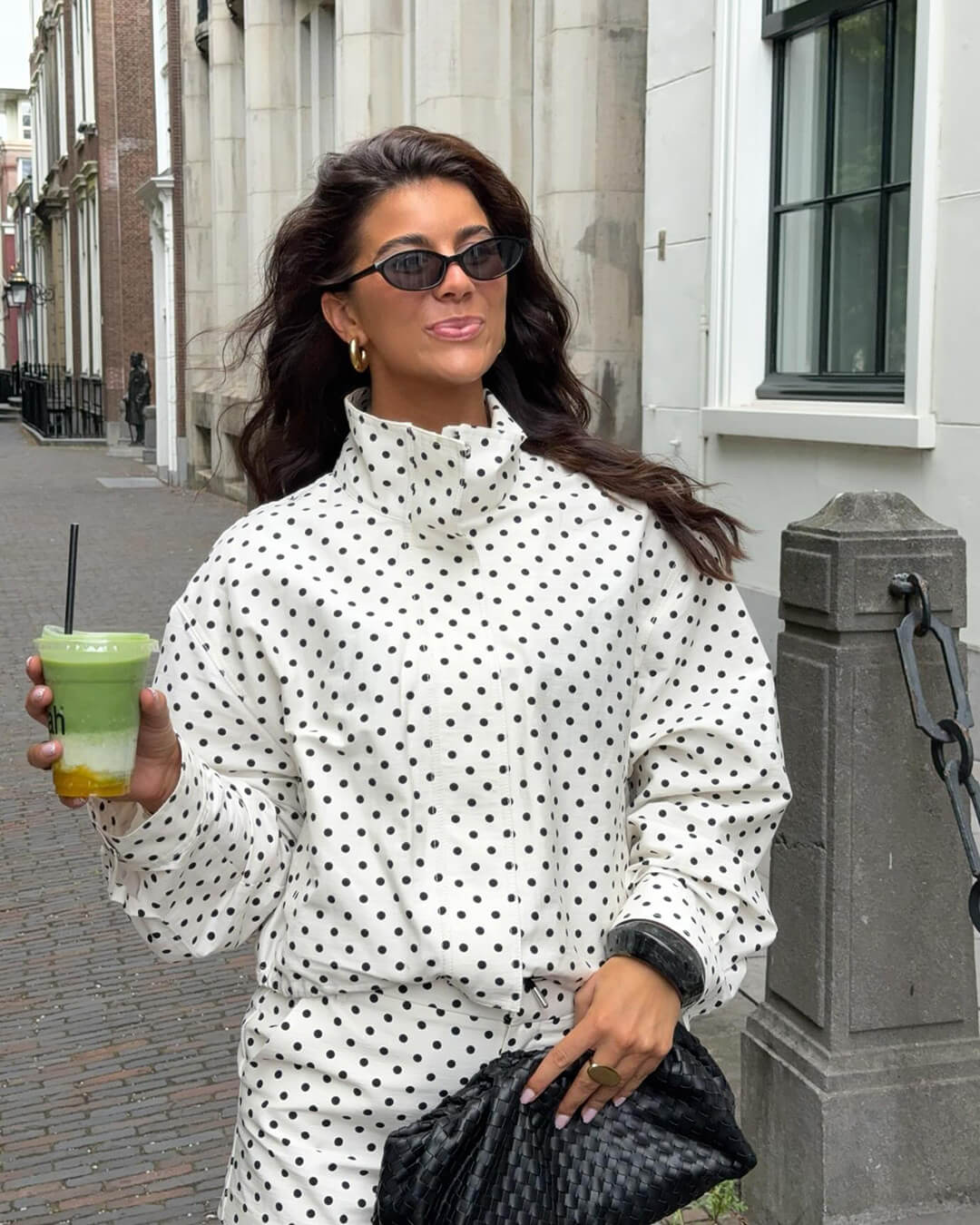 Gloria Kombi-Set mit Polka-Dot-Muster